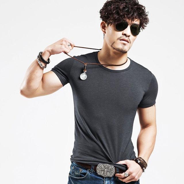 20 Colors Men Compression Short Sleeve Fitness Tight T Shirts Tops (TM8)(F101)(F8)