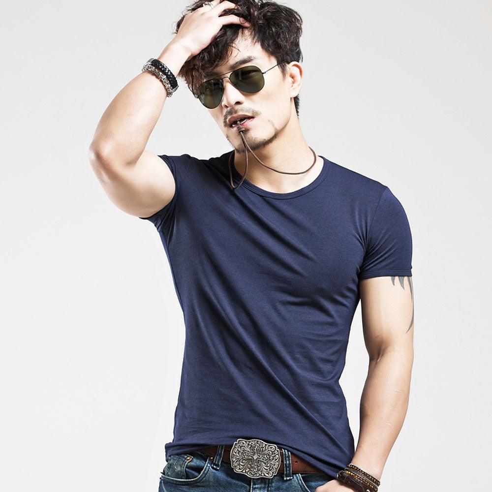 20 Colors Men Compression Short Sleeve Fitness Tight T Shirts Tops (TM8)(F101)(F8)