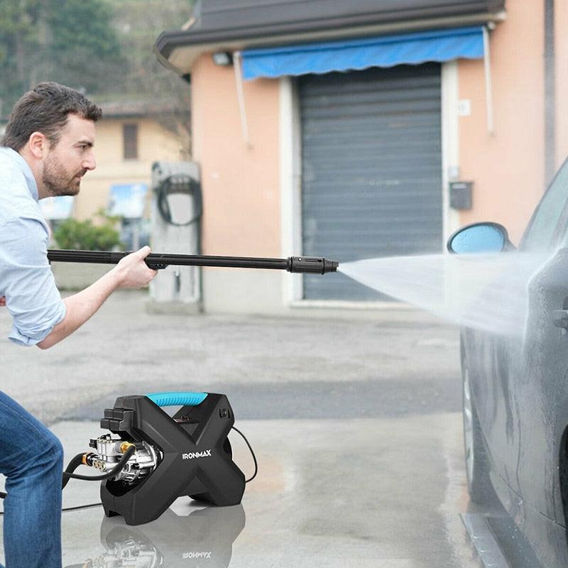 2000PSI X-Shaped Electric High Pressure Washer Machine - 1500w Cleaning Power Multiple Purpose (CT1)(1U60)