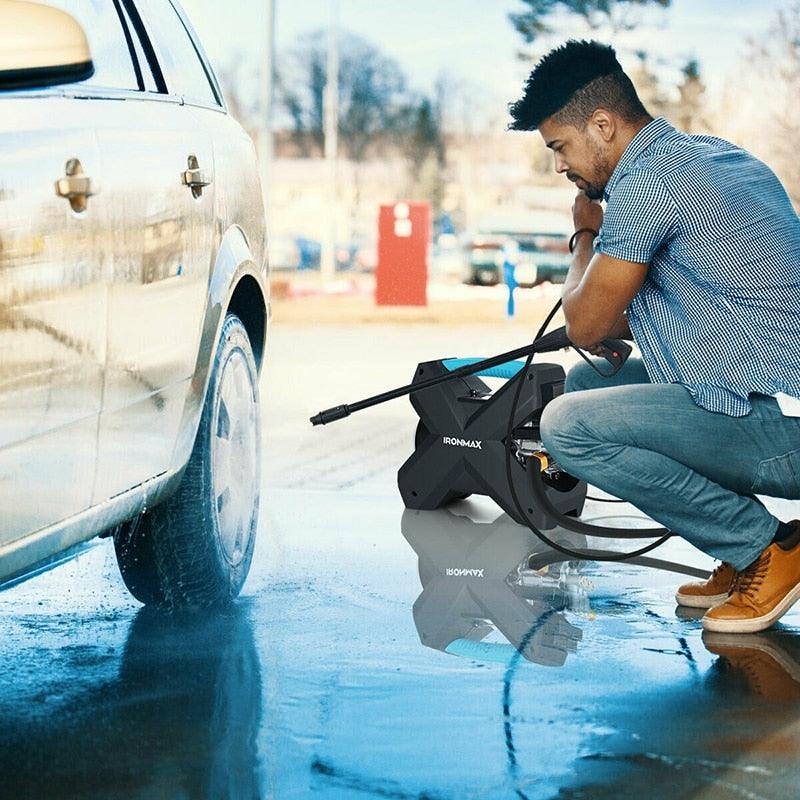 2000PSI X-Shaped Electric High Pressure Washer Machine - 1500w Cleaning Power Multiple Purpose (CT1)(1U60)