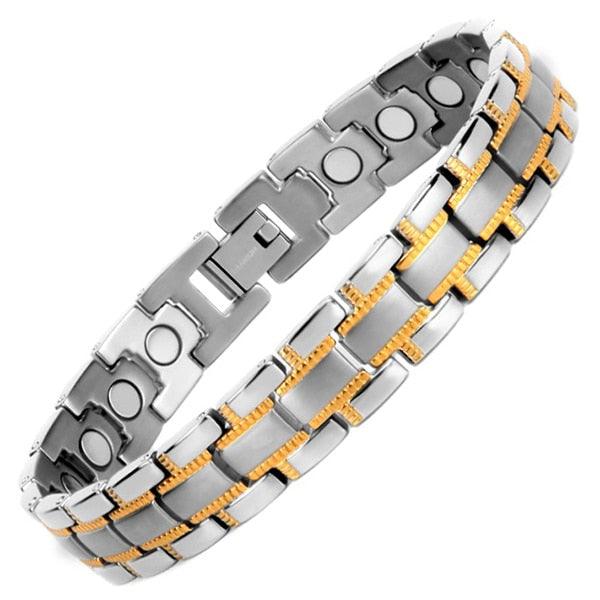 Fashion Jewelry Healing Magnetic 316L Stainless Steel Bracelet (MJ3)