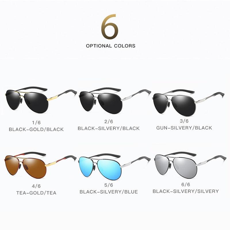Cool HD Polarized Men Sunglasses -Designer UV Protection Vintage Fashion Driving Sunglasses (D17)(MA6)