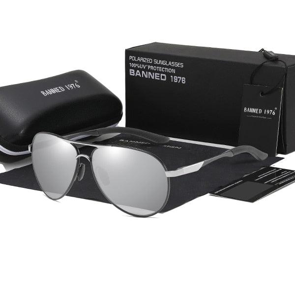 Cool HD Polarized Men Sunglasses -Designer UV Protection Vintage Fashion Driving Sunglasses (D17)(MA6)