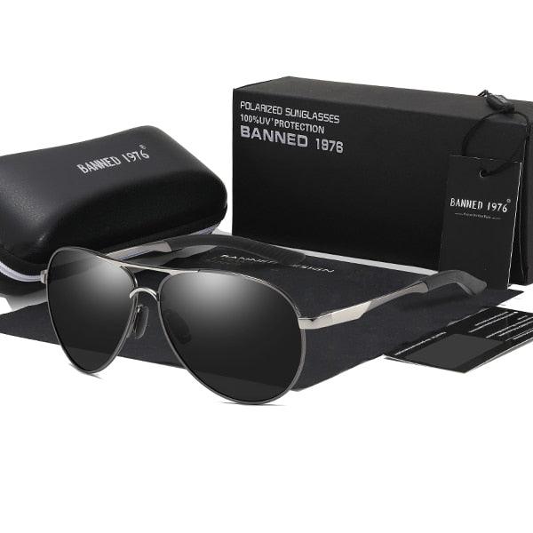 Cool HD Polarized Men Sunglasses -Designer UV Protection Vintage Fashion Driving Sunglasses (D17)(MA6)