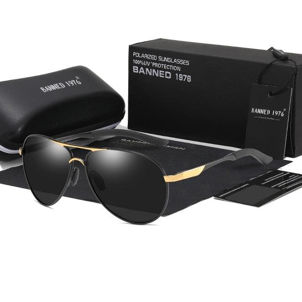Cool HD Polarized Men Sunglasses -Designer UV Protection Vintage Fashion Driving Sunglasses (D17)(MA6)