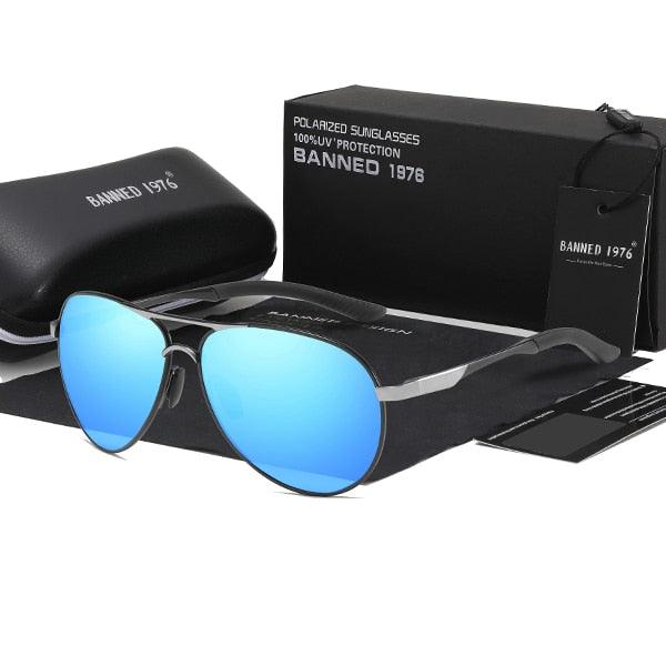 Cool HD Polarized Men Sunglasses -Designer UV Protection Vintage Fashion Driving Sunglasses (D17)(MA6)