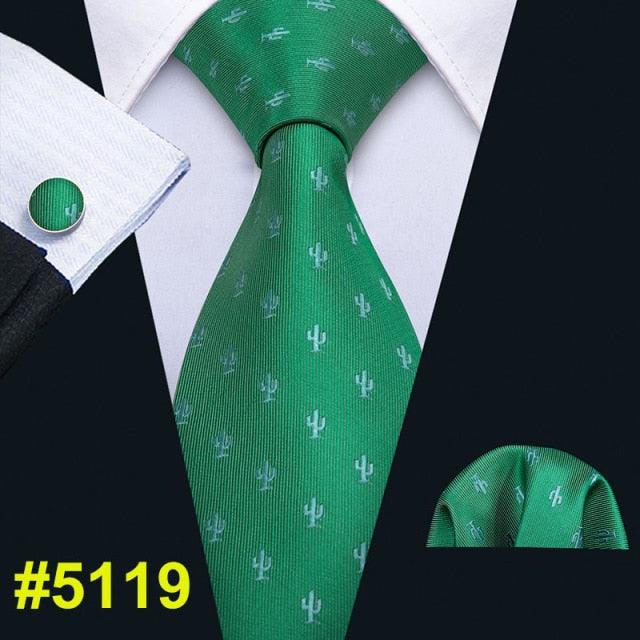New Arrival Men's Ties - Dinosaur Pattern Red Men's Wedding Neckties 8.5cm (2U17)