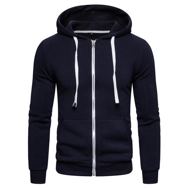 New Autumn Winter Cotton Hoodies - Men's Sweatshirts Solid Hoody (TM5)(F100)