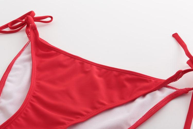 New Bandage Bikini Bottom - Brazilian Sexy Swimwear - Women's Briefs Solid Underwear (TSP4)(TB8D)(F28)