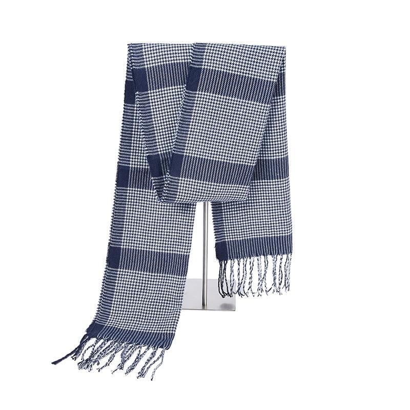 Plaid Winter Scarf - Women Warm Foulard Solid Scarves - Fashion Casual Scarfs (MA7)