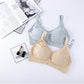 Trending Seamless Large Bra - Nursing Gathering Breathable - Stretch Tights Chest Sports underwear (F6)(4Z2)
