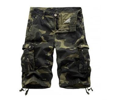 Summer New Men's Casual Multi-Pockets Cotton Short Pants (2U9)