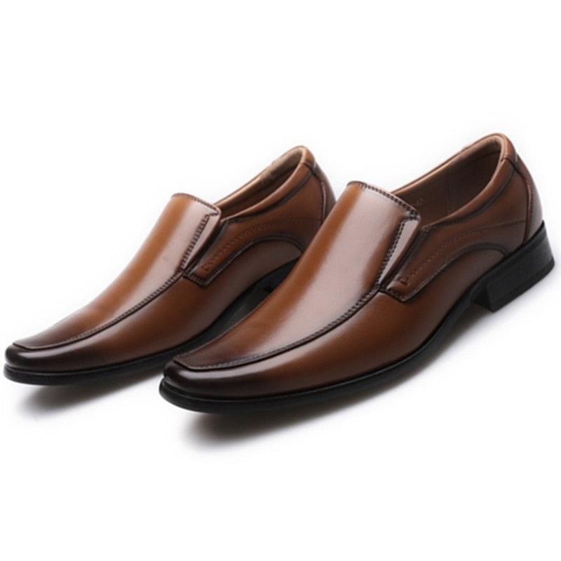 Classic Business Men's Dress Shoes - Fashion Elegant Formal Wedding Slip on Shoes (MSF3)1(MSC4)(MSC1)