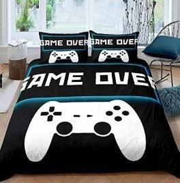 Fashion Bedding Set 2/3pcs 12 Patterns 3d Digital Gamer Printing Duvet Cover Sets 1Quilt Cover + 1/2 Pillowcases (5BM)(9BM)(3BM)(F63)