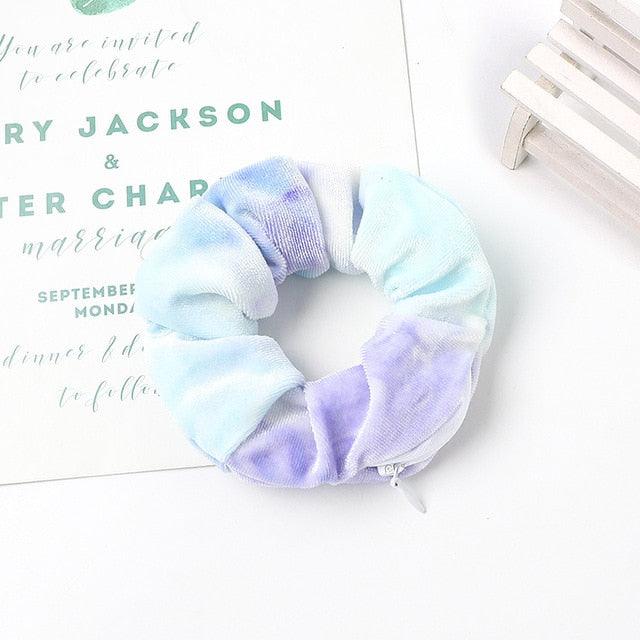 Fashion New Retro Zipper Large Elastic Hair Band - Hair Accessories (1U88)