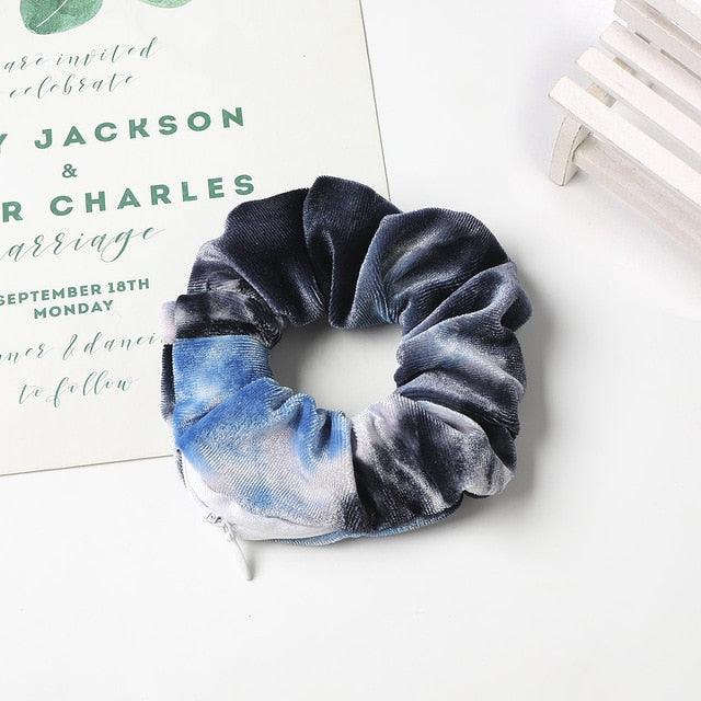 Fashion New Retro Zipper Large Elastic Hair Band - Hair Accessories (1U88)