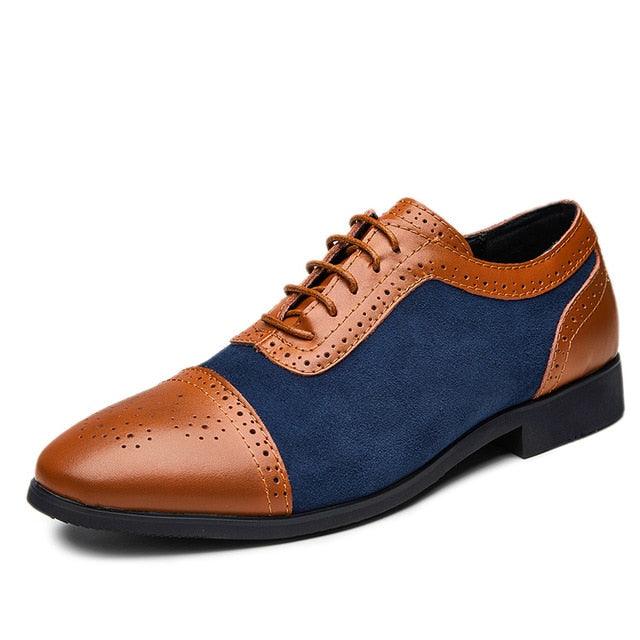 Trending New Arrival Retro Bullock Design Men's Classic Business Formal Shoes (MSF1)(MSF4)(F14)