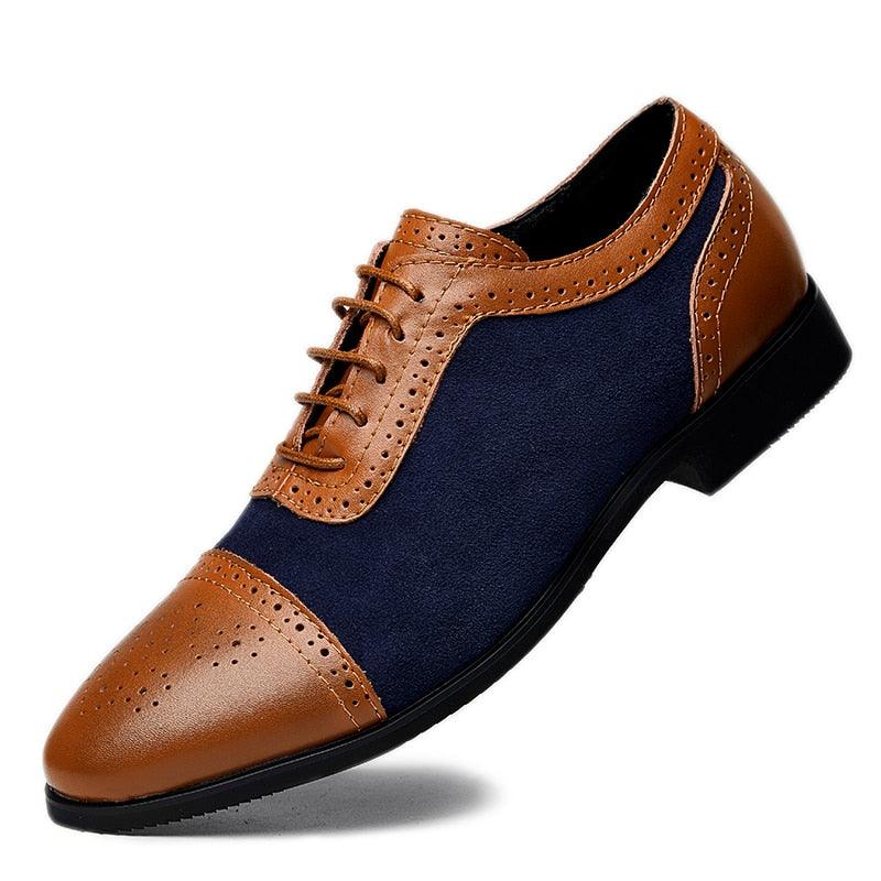 Trending New Arrival Retro Bullock Design Men's Classic Business Formal Shoes (MSF1)(MSF4)(F14)