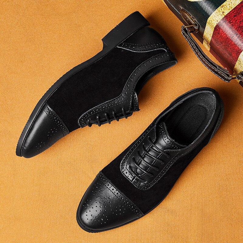 Trending New Arrival Retro Bullock Design Men's Classic Business Formal Shoes (MSF1)(MSF4)(F14)