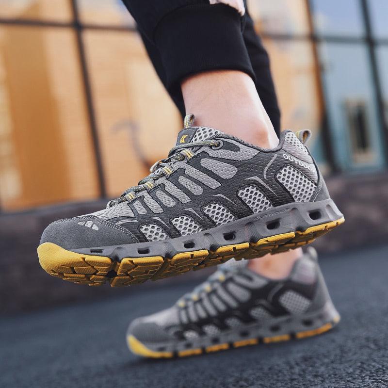 New Breathable Mesh Sneakers - Outdoor Flat Shoes - Comfortable Handmade Casual Shoes (MSC2A)(MSC7)(MSA1)