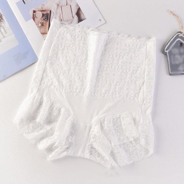 New Fashion High Waist Abdomen Safety Underwear - Anti Glare Panties- Shaping Waist (3U28)