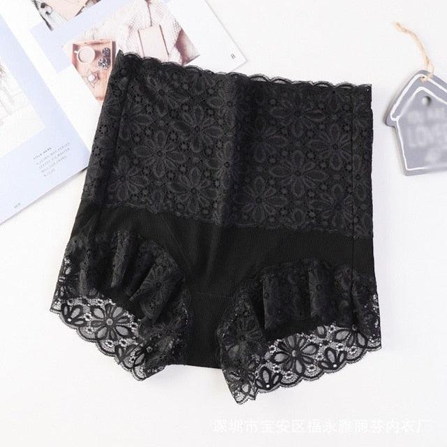 New Fashion High Waist Abdomen Safety Underwear - Anti Glare Panties- Shaping Waist (3U28)