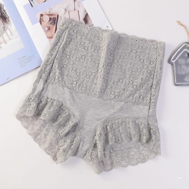 New Fashion High Waist Abdomen Safety Underwear - Anti Glare Panties- Shaping Waist (3U28)