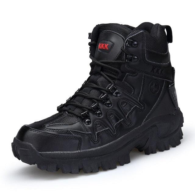New Footwear Military Tactical Men's Boots - Special Force Leather Desert Combat Ankle Boot (D13)(MSB4)
