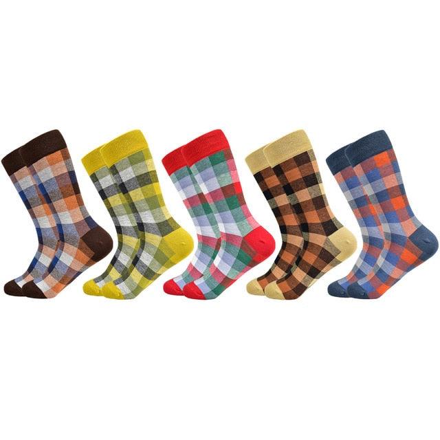 New Men's Socks - Casual Business Happy Fashion Design Men's Cotton Socks (TG9)(TG8)(T6G)(F92)