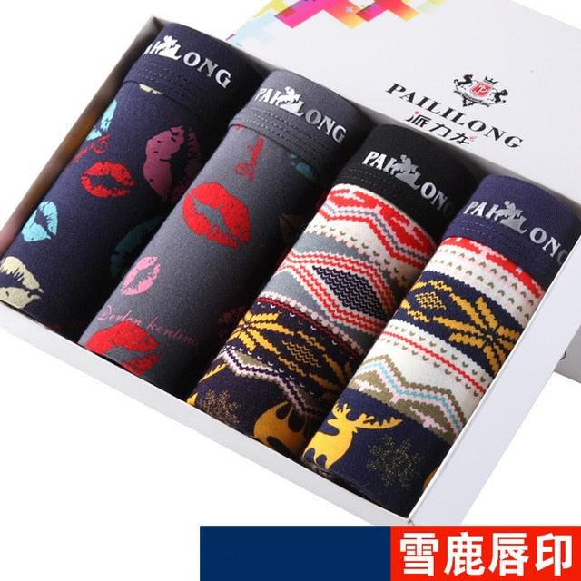 New Men's Underwear Boxers - Fashion printed Men Underpants Boxer Shorts (TG6)(F92)