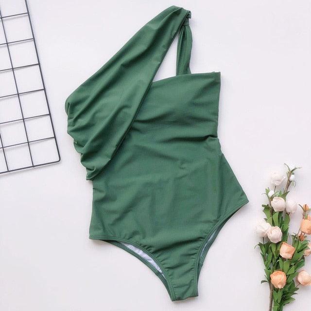 Trending New Sexy Leopard Swimwear - Tummy Cut Out One Piece Swimsuit - Female Tassel Bather Hollow Out Bathing Suit (TB8D)(F26)