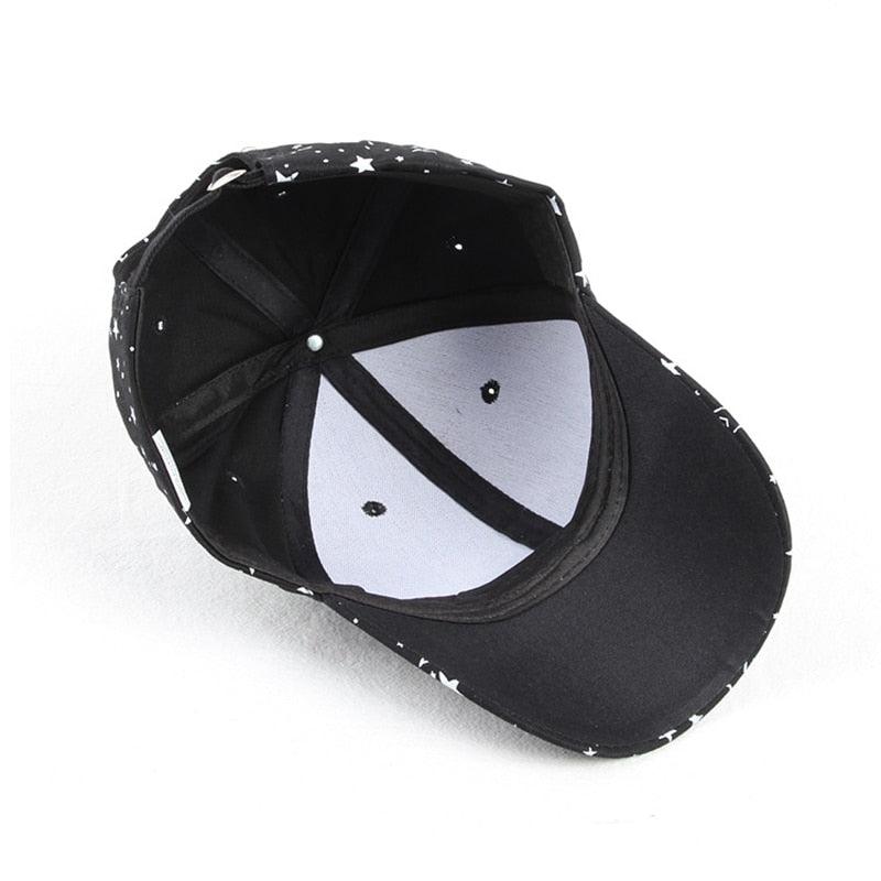 New Star Print Baseball Cap - Men & Women Cotton Hat - Spring Autumn Snapback Caps (2U102)