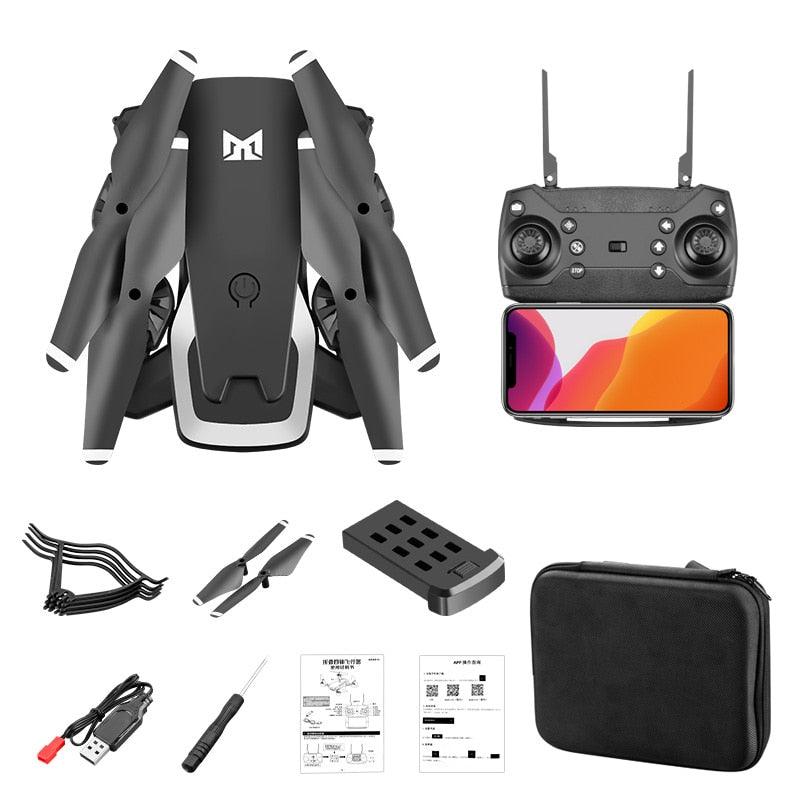 New drone KK6 RC Drone 4K HD Dual Camera 50X Times Zoom WIFI FPV Foldable Quadcopter One-click Return Kids Toys (MC2)(1U54)(1U46)