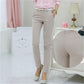 Office Ladies Work Wear - Mid Waist Straight Women Trousers - Plus Size Women Business Formal Pants (D25)(BP)