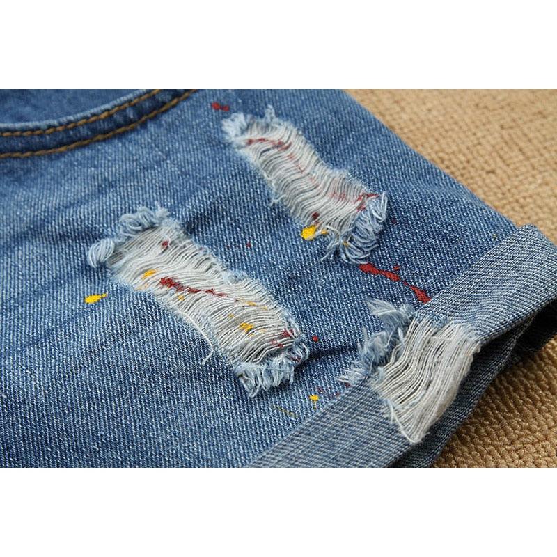 Gorgeous Summer Maternity Jeans Short - Care Belly Fashion - Pregnant Trouser Lady Pants (Z2)(F4)