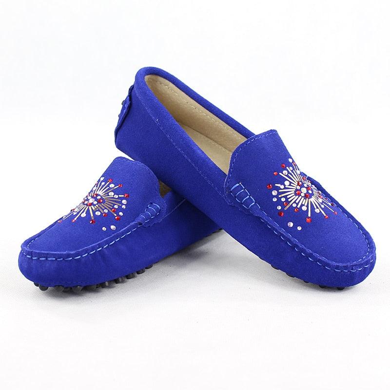 Top Fashion Women Flat Shoes - Slip On Loafers Flats Casual Shoes - Soft Moccasins Footwear (FS)(CD)(F40)
