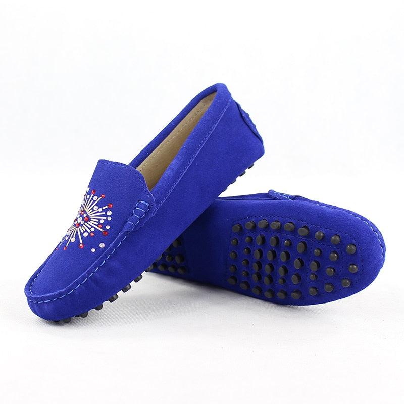 Top Fashion Women Flat Shoes - Slip On Loafers Flats Casual Shoes - Soft Moccasins Footwear (FS)(CD)(F40)