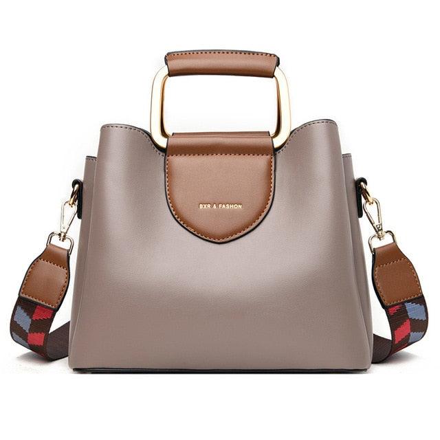 Trend Crossbody Bag - Strap Luxury Handbag - Women Designer Leather Tote Bucket Bag (D43)(WH4)(WH2)(WH6)