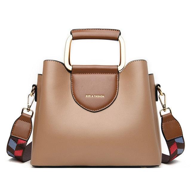 Trend Crossbody Bag - Strap Luxury Handbag - Women Designer Leather Tote Bucket Bag (D43)(WH4)(WH2)(WH6)