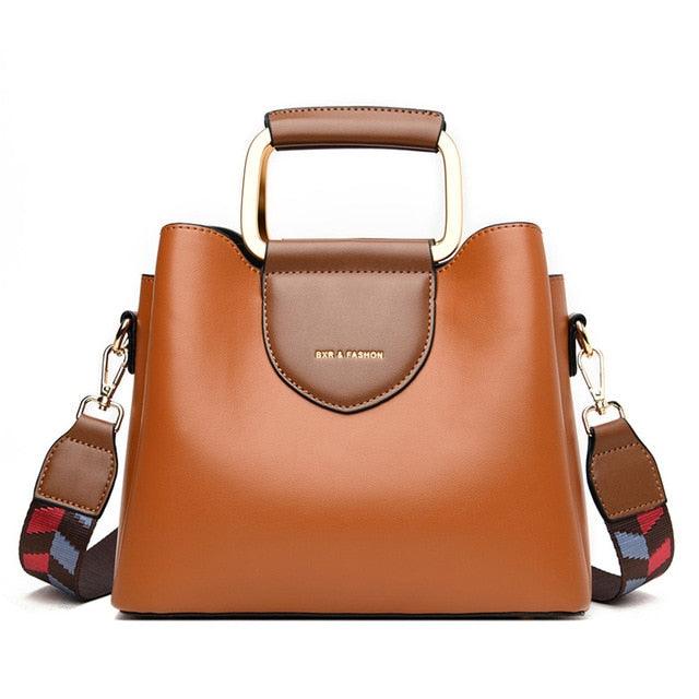 Trend Crossbody Bag - Strap Luxury Handbag - Women Designer Leather Tote Bucket Bag (D43)(WH4)(WH2)(WH6)