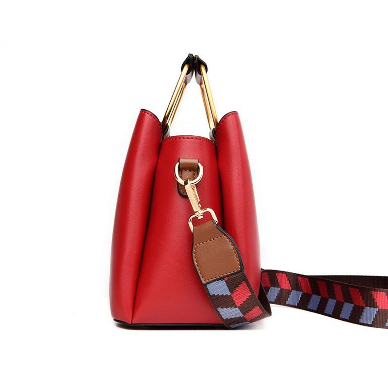 Trend Crossbody Bag - Strap Luxury Handbag - Women Designer Leather Tote Bucket Bag (D43)(WH4)(WH2)(WH6)