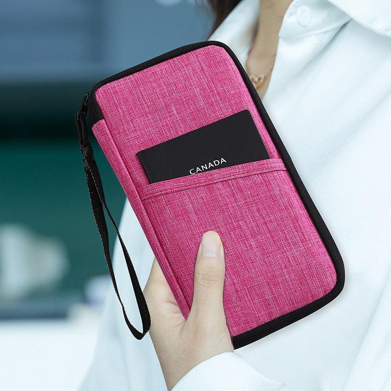 Waterproof Passport Cover - Card Holder Wallets Business Women Cardholders - Travel Document Cover Organizer (LT8)(F79)