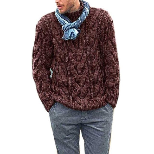 Great Winter Men's Pullover Sweater - Casual Soft & Comfortable Pullover Sweater (D100)(TM6)