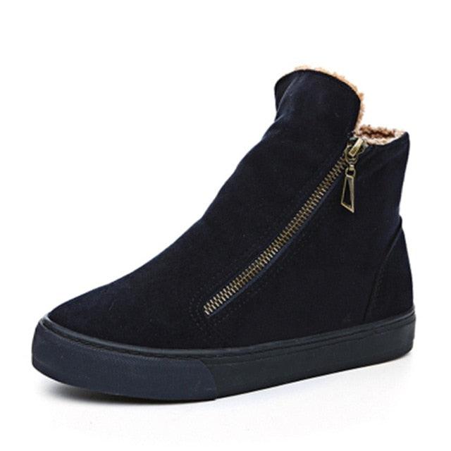 Great Winter Snow Boots - Women Winter Shoes - Zip Warm Plush (BB1)(BB5)(BWS7)