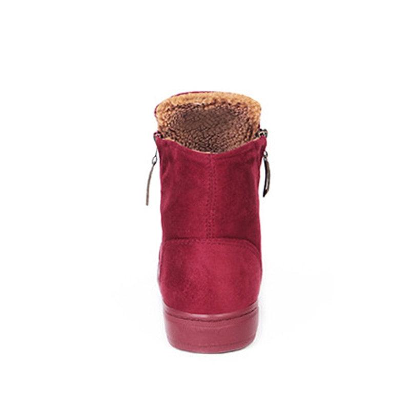 Great Winter Snow Boots - Women Winter Shoes - Zip Warm Plush (BB1)(BB5)(BWS7)
