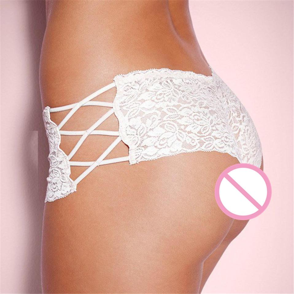 Women's Sexy Panties - Low Waist Lingerie - Transparent Underwear Nylon Briefs (2U28)