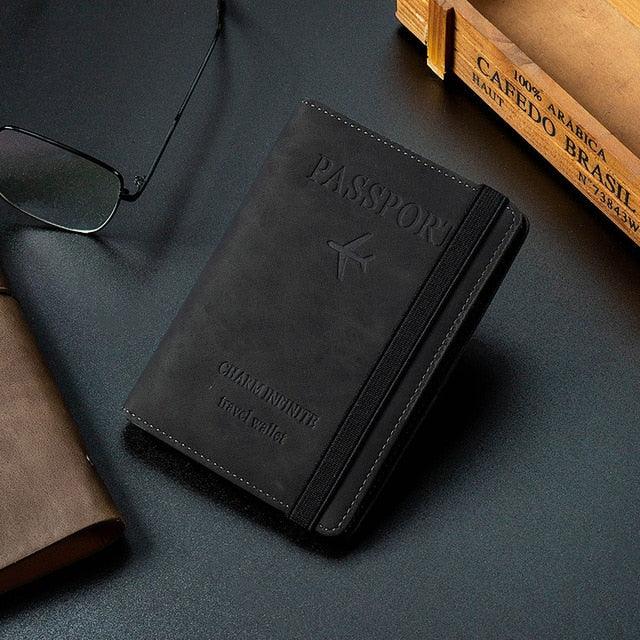 Great Card Holder Multi-Function Vintage ID Bank Card PU Leather Wallet - Case Travel Accessories (2U79)