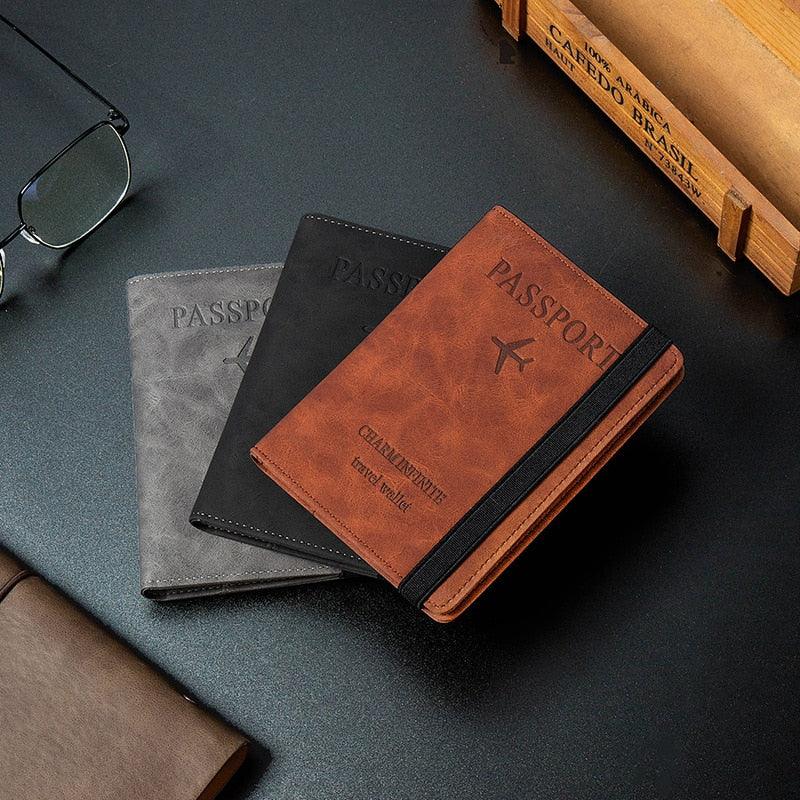 Great Card Holder Multi-Function Vintage ID Bank Card PU Leather Wallet - Case Travel Accessories (2U79)