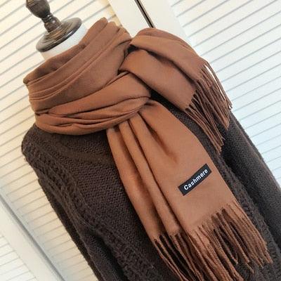 Trending Women Scarves With Tassel - Long Scarf High Quality (WH9)