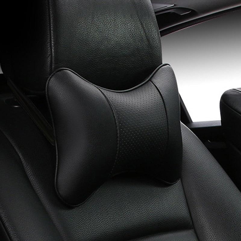 Trending New Arrival Car Neck Pillows - Both Side Pu Leather Single Headrest (7WH1)(F89)